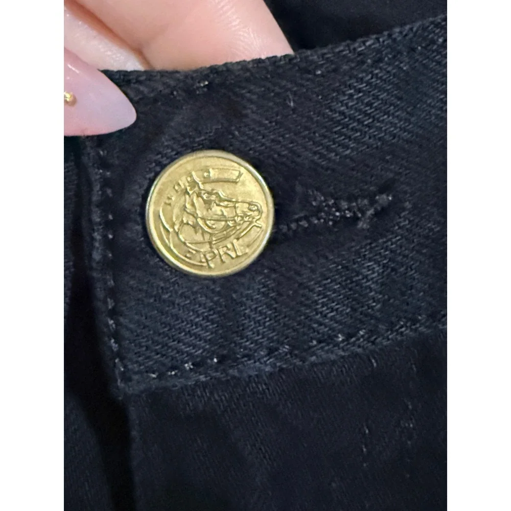 Polo R.L. Black Denim Hampton 867 Jeans Men 34x34 Embroidered Polo Triple Pony